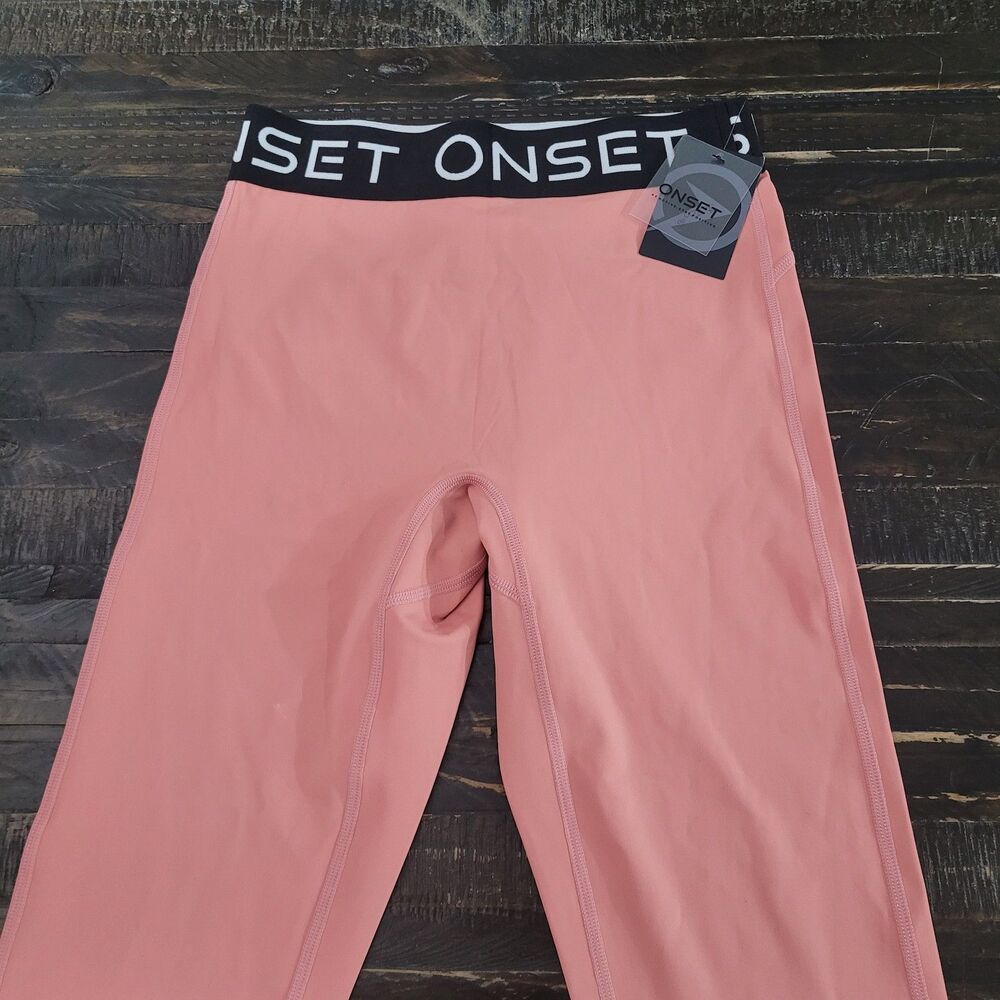 ONSET Pink Activewear Leggings Womens Medium Athletic Workout Yoga Pants